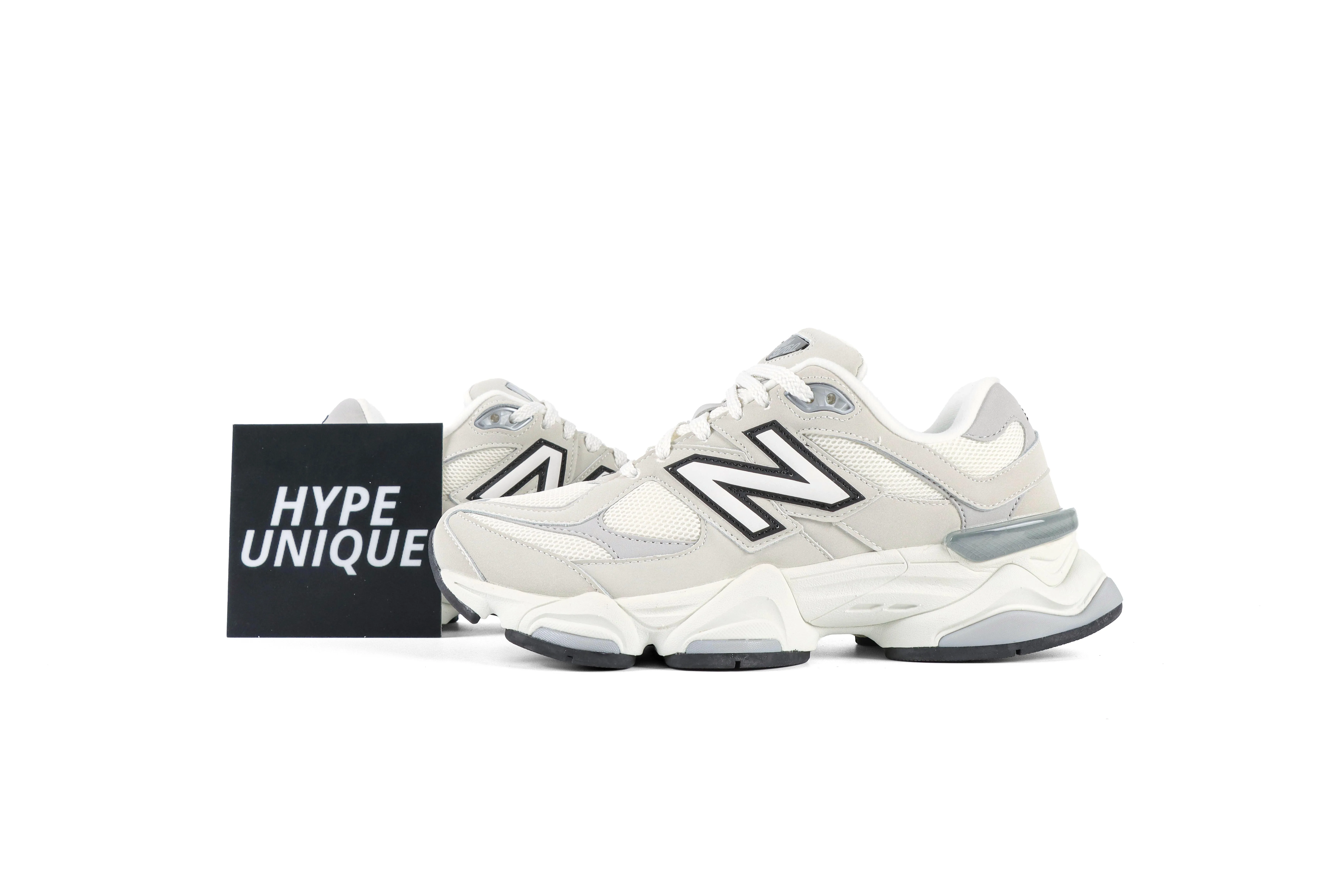 New Balance 9060 Sea Salt Raincloud Sneakers Side Profile